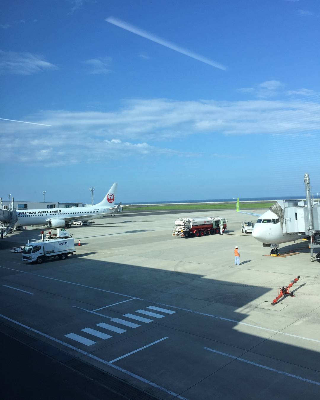 飛行機が家から見えると父は型番